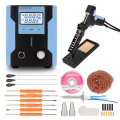 LCD Digital Display Desktop Electric Automatic Soldering Iron Suction Device Temperature Controlled Desoldering Station Set