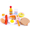 Kids Pretend Play Sets Simulation Wooden Pop-Up Early Learning Toasters Bread Maker Play House Nutrition Breakfast Toy Gifts