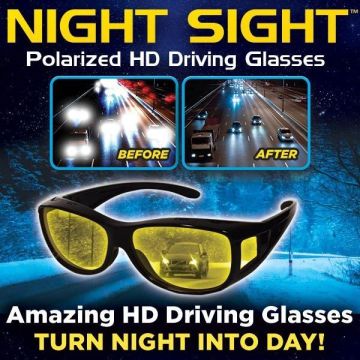 Anti-glare Night Vision Glasses Goggles Oversized Sunglasses Gafas Drive Polarized Light Eye Protection