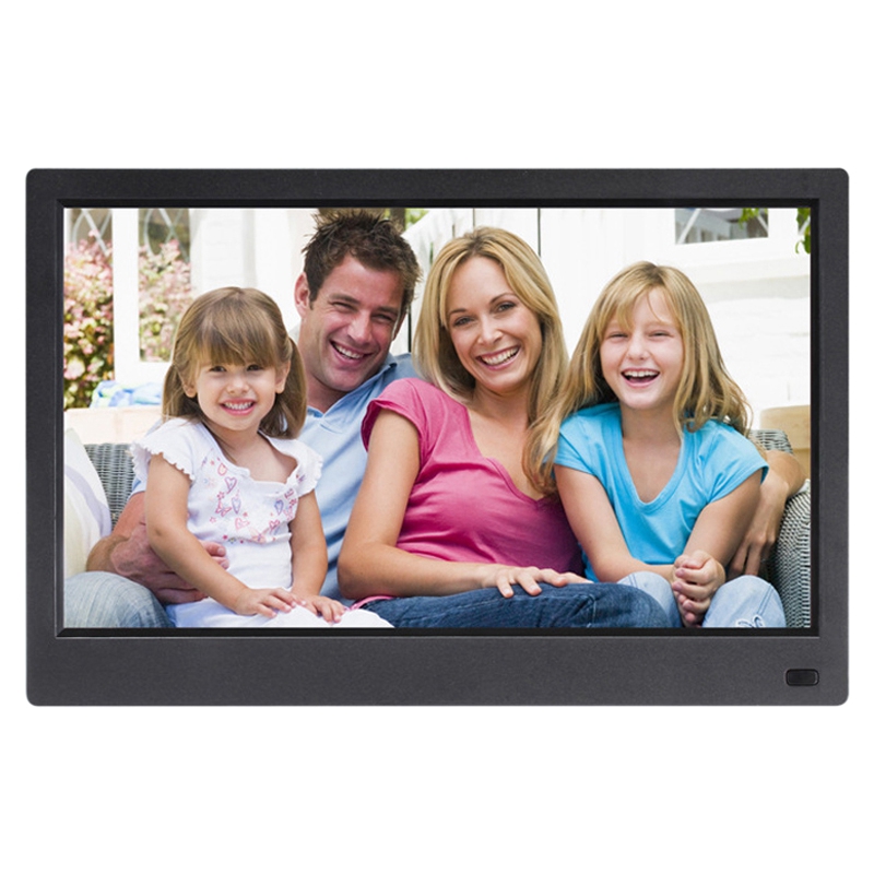 Hot-15.6-Inch Digital Photo Frame 1080P HD LED Advertising Machine IPS Full-View HDMI Digital Photo Album(EU Plug)