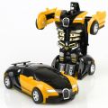 New Arrival One-key Deformation Car Toys Automatic Transform Robot Plastic Model Car Funny Toys For Boys Amazing Gifts Kid Toy