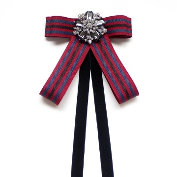 Bow Tie Hand-made College Wind Girls Unisex Classic Trendy Ribbon Bow Student School Uniform Bank Stewardess Career Bowtie Gifts