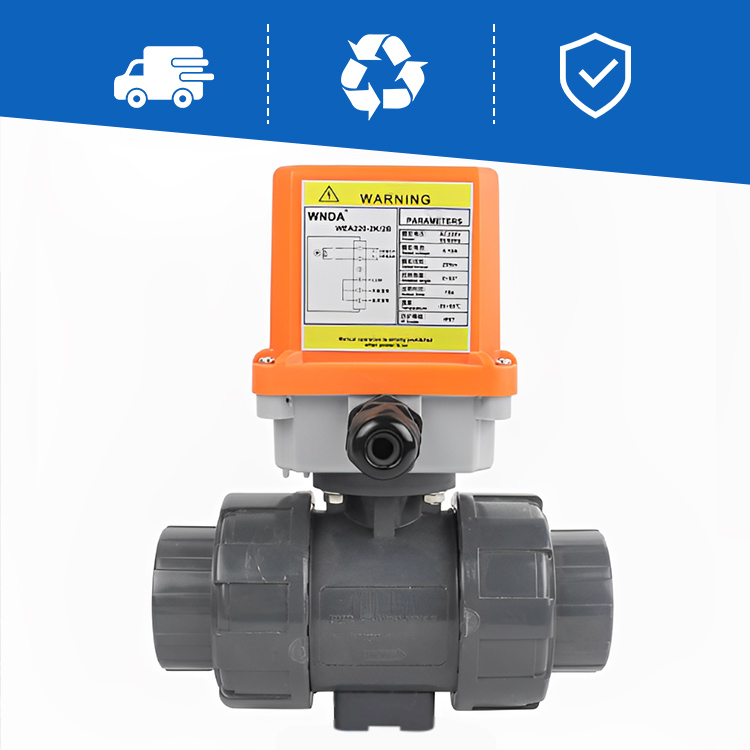 Electric Plastic Ball Valve