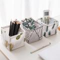 Wild Desktop Storage Basket Print Cute Waterproof Organizer Linen Cotton Sundries Storage Box Closet Storage Bag Underwear