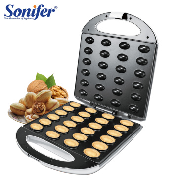 1400W Electric Walnut Cake Maker Automatic 24 Holes Nuts Maker Sandwich Maker Kitchen Breakfast Non-stick Cook Plates Sonifer