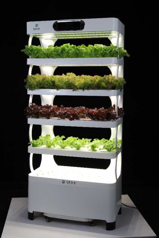 Vertical indoor garden use grow smart hydroponic system