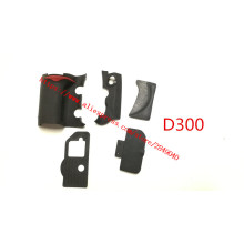 NEW A Set Of Body Rubber 5 pcs Front cover and Back cover Rubber For Nikon D300 D300S Camera Replacement Repair spare parts