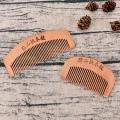 Wooden S/L size mini Pocket Comb Handmade Sandalwood Anti-Static for hair Beard And Mustache Combs Hair Brush