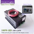 Startnow 100W-BD Laser Power Supply 100W With Display Screen 90W 120W For CO2 Laser Tube Engraving Cutting Machine Spare Parts