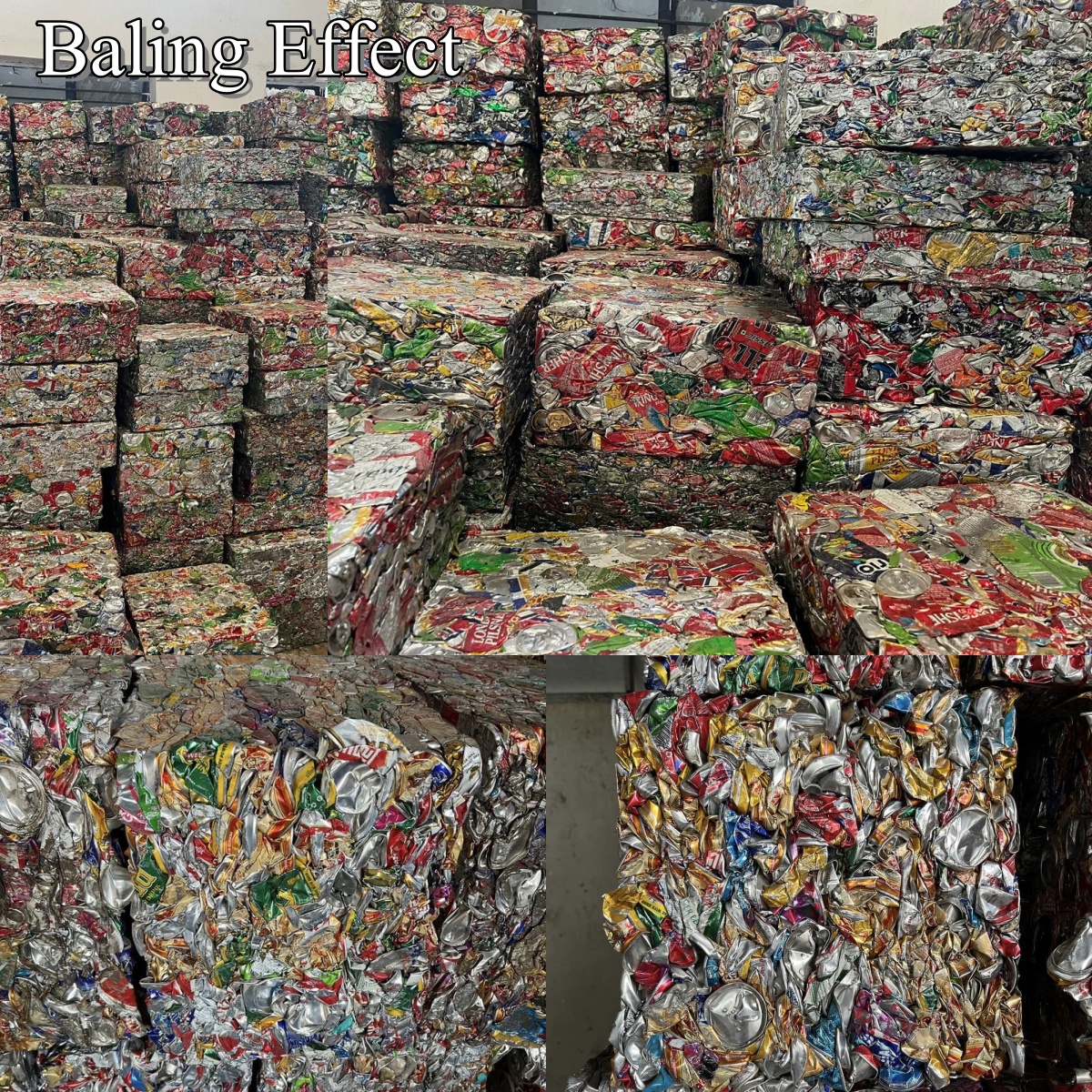 aluminum can baler machine