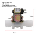 2020 New AC220V Electric Solenoid Valve Magnetic N/C Water Air Inlet Flow Switch N/C 1/2"