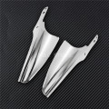 Mactions Chrome Front Fork Mount Wind Deflectors Fit For Harley Touring Road King FLHR 1995-Up Electra Glide Street Glide Models