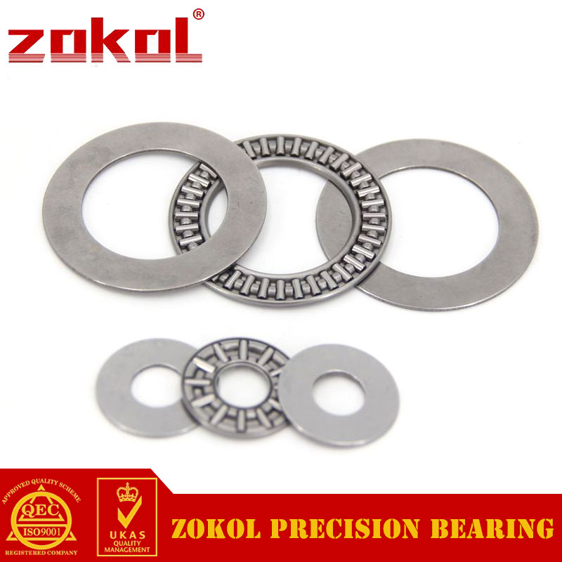 ZOKOL AXK2542 AXK3047 AXK3552 2AS bearing AXK3552+2AS needle roller bearing 25*42*4mm 30*47*4mm 35*52*4mm