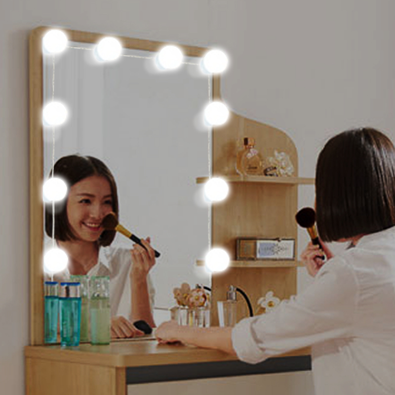 AIFENG 8W Makeup Mirror Led Light G50 Vanity Light Bulb For Dressing Table Lamps USB Powered Dimmable Vanity Light Natural White