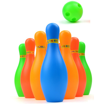 1Set Funny Baby Outdoor Toys Kids Interaction Leisure Mini Bowling Educational Funny Sports Toys Set with Ball and Pins