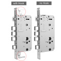 6068, 304stainless steel security door lock body,silent tongue,Mechanical lock and fingerprint lock body accessories