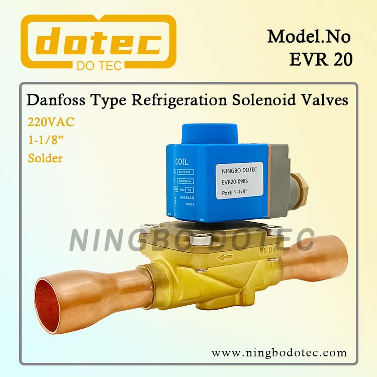 1-1/8'' EVR 20 Danfoss Refrigeration Solenoid Valve 032F1244