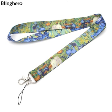 Blinghero Van Gogh Lanyards For Keys Phone Neck Strap Cool Hang Rope ID Badge USB Camera Holders Lanyard Gifts BH0391