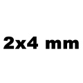 2x4 mm