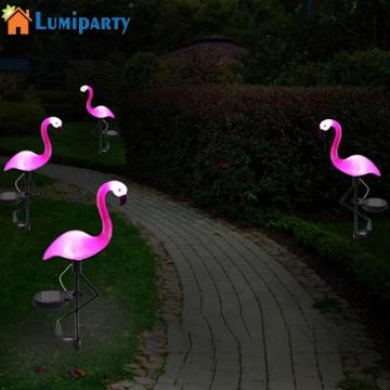 led Solar Garden Light Simulated Flamingo Lawn Lamp Waterproof Solar Led Lights For Outdoor Garden Decoration Lighting