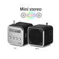 TD-V26 Portable Radio Speaker With LCD Display Support Micro SD/TF MP3 Music Player Digital FM Compatible For Laptop