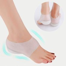 Silicone Height Increasing Pad Heel Insole Cushion Soles Unisex Invisible Socks High Quality and Brand New