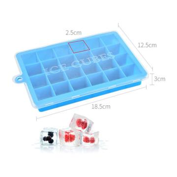 24 Grid Ice Cream Tools Ice Ball Machine Mold Silicone Ball Mold Whiskey Party Tray Bar Ice Cubes Kitchen Gadgets
