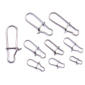 100pcs Fishing Nice Fastlock Needle Swivels Snap Duo-lock Hooks Tackle Fastener