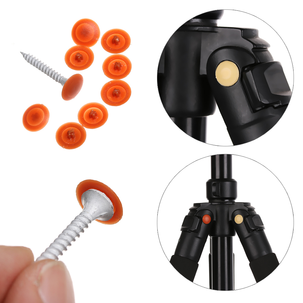 200pcs/Bag Plastic Nuts Bolts Covers Practical Self-tapping Screws Decor Cover Exterior Protective Caps Furniture Hardware