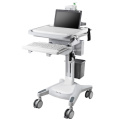 Hospital computer check trolley