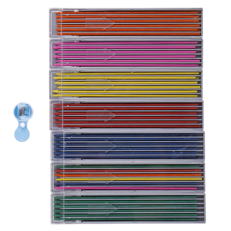 12pcs/box 2.0mm Color Mechanical Pencil Lead Colorful Lead Refill Art Sketch Drawing Lead School Colour Pencil Stationery