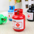 4 Pcs/set Kawaii Candy Color Mini Gas Tank Shape Pencil Sharpeners Plastic Double Holes Pencil Sharpener Korean Stationery Gifts