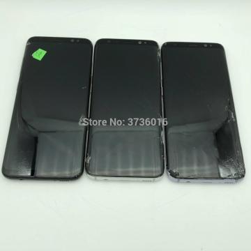 Broken LCD Display For Phone Galaxy S8 to S10 plus mobile phone practice how to do repair Lcds and separate middle frame