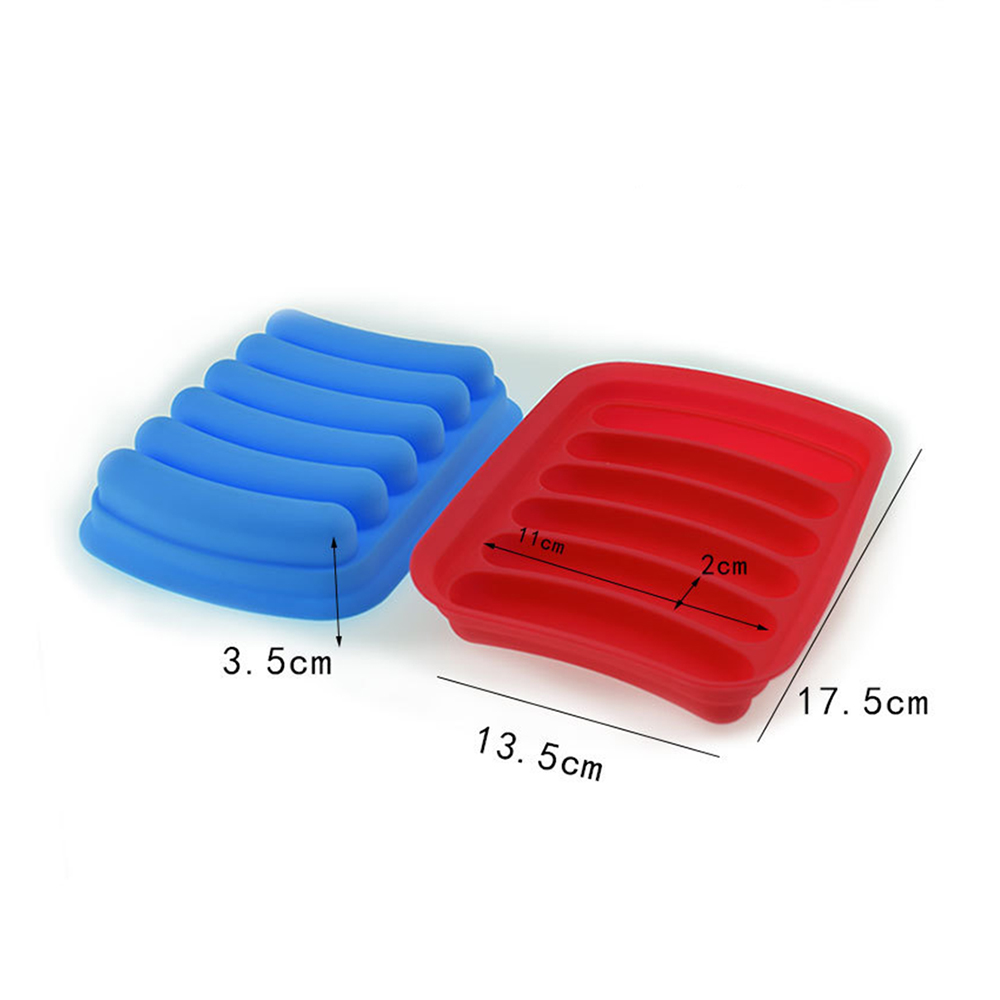 3 Colors Sausage Making Mold DIY Silicone Handmade Burger Hot Dog Manufacturer Reusable Mold Kitchen Accessories.8z Dropshipping