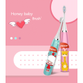 W9 Kids Electric Toothbrush Cartoon Pattern Double-sided Waterproof Tooth Brush Oral Cleaning for Kids