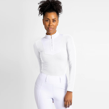 Long Sleeve Women Equestrian Shirts Base Layer