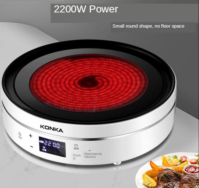 Electric ceramic oven induction cooker household pot tea stove high-power infrared wave heating mini furnace 1674793