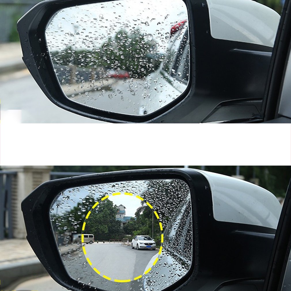 New Car Rearview Mirror Waterproof Membrane Reversing Mirror Rain Film Universal Rearview Mirror Anti-Fog Film Rain Film