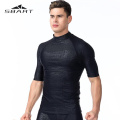 SBART Swimwear Rash Guards Men Quick-Dry Diving Suit Swimsuit Snorkeling Swimming Surfing Rash Guard Short Sleeves T-Shirts