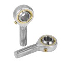 2PCS 14mm Bore Diameter POS14 Rod End Bearing M14x2.0 Thread Ball Joint Rod End