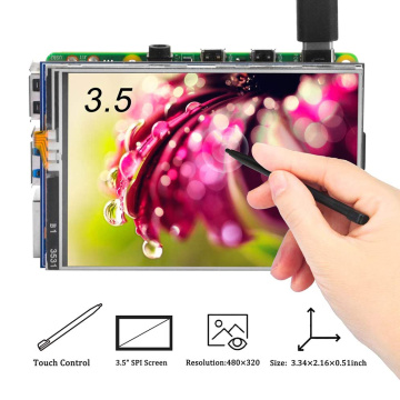 3.5 Inch TFT LCD Display For Raspberry Pi 4 Model B 480*320 RGB Pixels Modules Touch Screen Monitor With Touch Pen