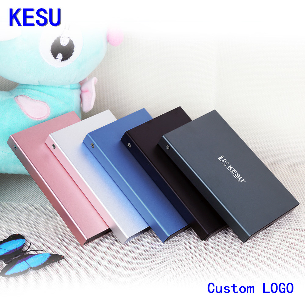 KESU External Hard Drive Disk Custom LOGO HDD USB2.0 60g 160g 250g 320g 500g 750g 1tb 2tb HDD Storage for PC Mac Tablet TV