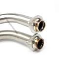 51mm Inlet Motorcycle Exhaust Full Systems Header Connect Front Pipe brand new Stainless Steel Link Pipe For Kawasaki Ninja 400