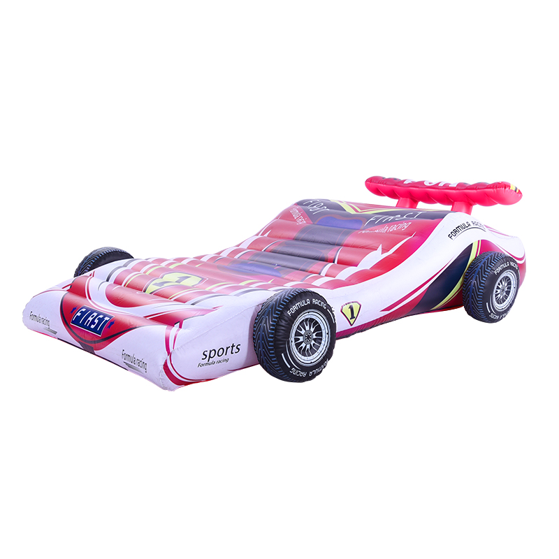 Red Racing Car Adult Inflatable Pool Float 2