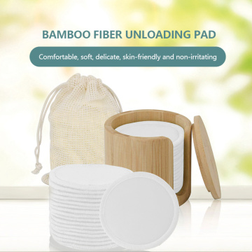 1 Set Makeup Remover Pads Reusable Cotton Pads Make Up Facial Remover Bamboo Fiber Facial Skin Care Nursing Pads Skin Cleaning