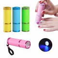 Biutee Nail Dryer Mini LED Flashlight UV Lamp Portable For Nail Gel Fast Dryer Cure 4 Colors Choose Nail Gel Cure Manicure Tool
