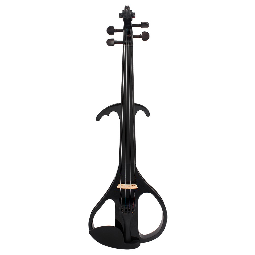 NAOMI Electronic E Violin Electric Violin 4/4 Maple Wood Violino Ebony Fretboard Brazilwood Bow Musical Instruments With Case