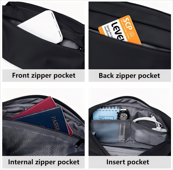 2025 Durable Men's Leisure Crossbody Backpack