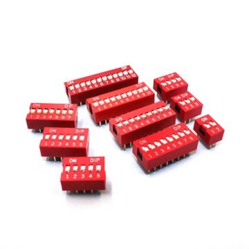 10pcs H026 DIP Slide Switch electric button toggle switches Type Red 2.54 mm Pitch 2 Row 2p 3p 4p 5p 6p 8p 10p power button