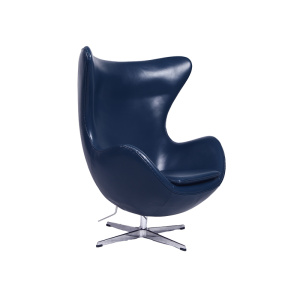 Mid Century Modern Arne Jacobsen Leather Egg Chair